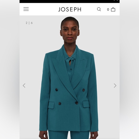 Joseph Double-breasted wool-crepe blazer - Picture 14 of 17